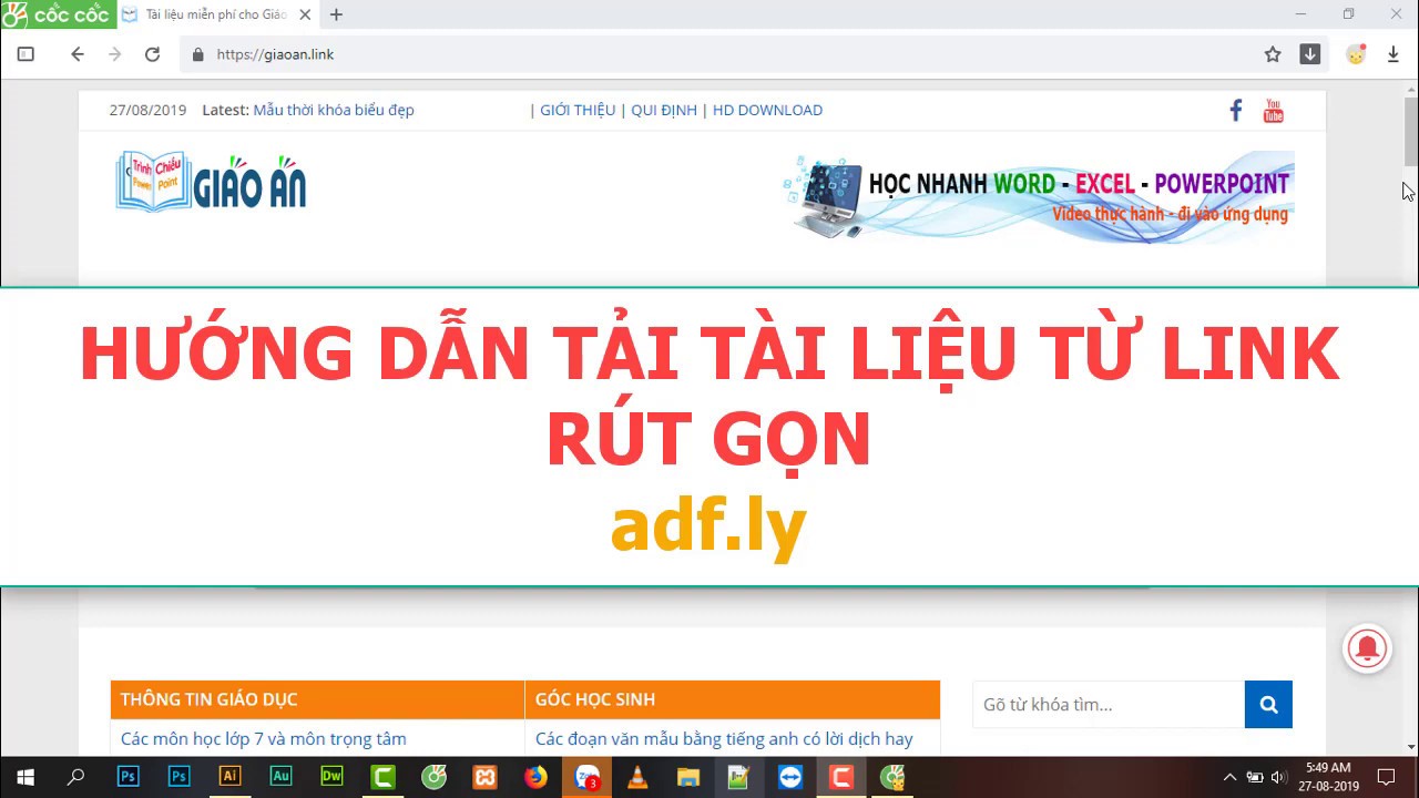 #1 Hướng dẫn tải tài liệu từ link rút gọn adf.ly Mới Nhất