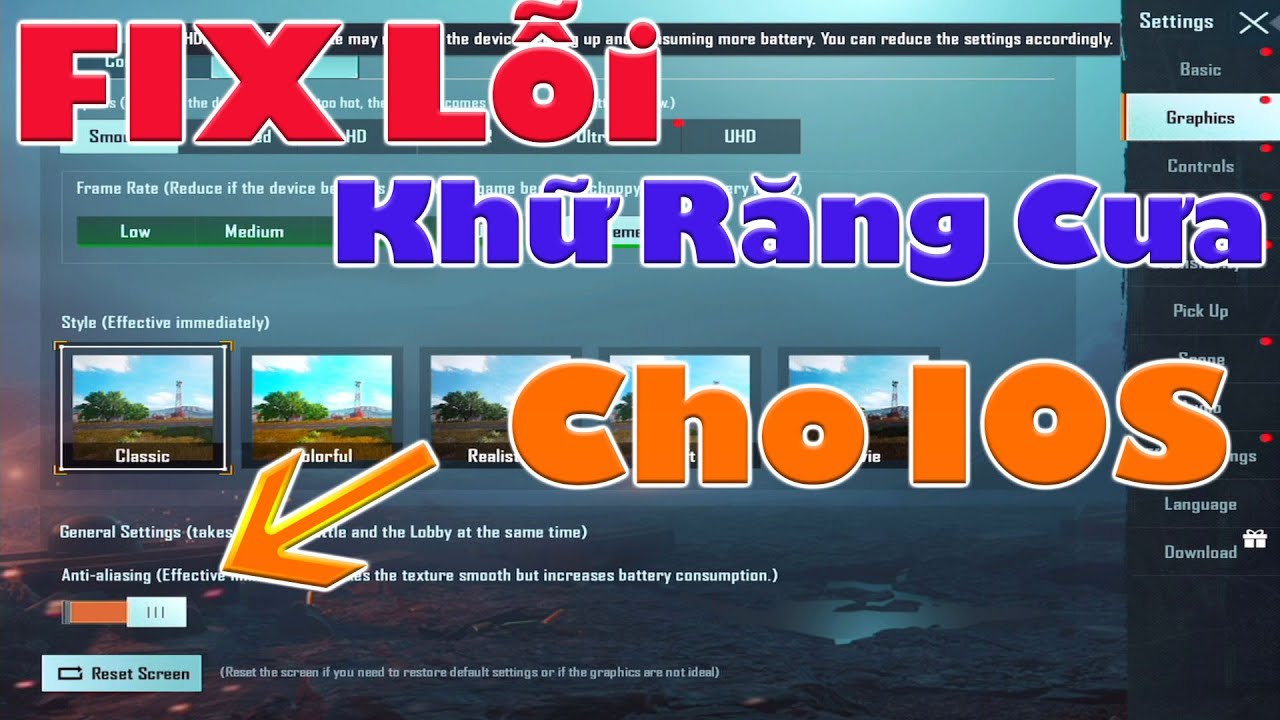 #1 Cách Fix Lỗi Và Hướng Dẫn Khử Răng Cưa Cho IOS PUBG MOBILE Mới Nhất