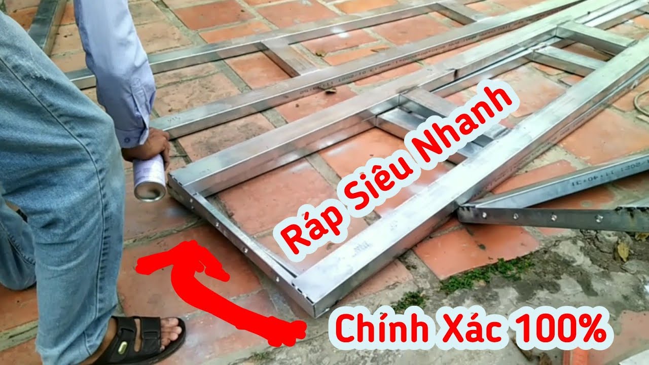 #1 Cách Hàn Kèo Mái Che Tiền Chế Siêu Nhanh / Mẹo hay dựng nhanh Nhà Tiền Chế. steel house construction Mới Nhất