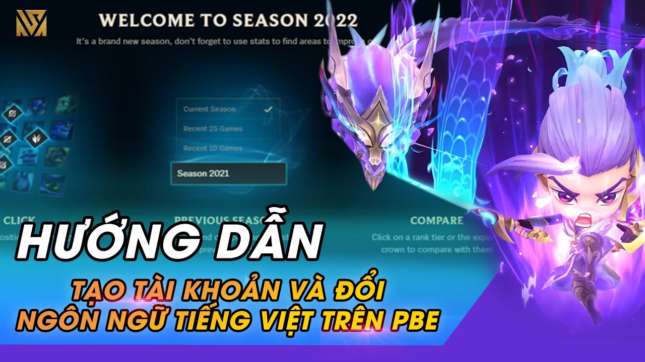 #1 HƯỚNG DẪN TẢI VÀ ĐỔI NGÔN NGỮ MÁY CHỦ PBE Mới Nhất