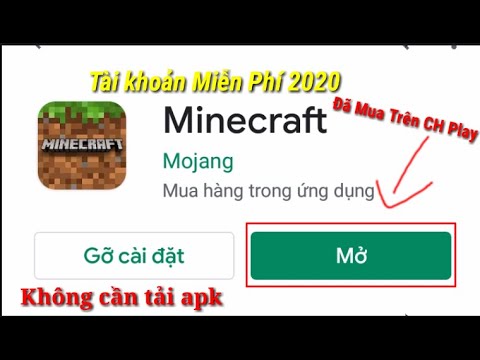 #1 Cho mượn tài khoản google play đã mua minecraft pe bản quyền. Mới Nhất