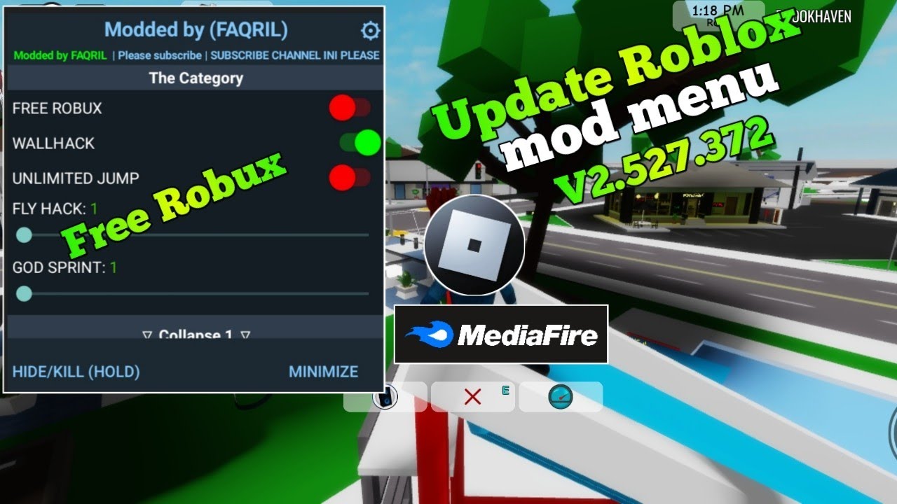 #1 Roblox mod menu v2.527.372 | free robux, fix bug, bypas Mới Nhất