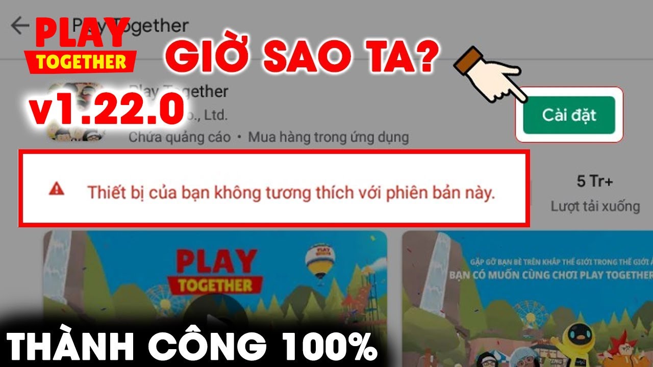 #1 Cách tải game play together bản 1.22 cho máy yếu không tương thích Mới Nhất