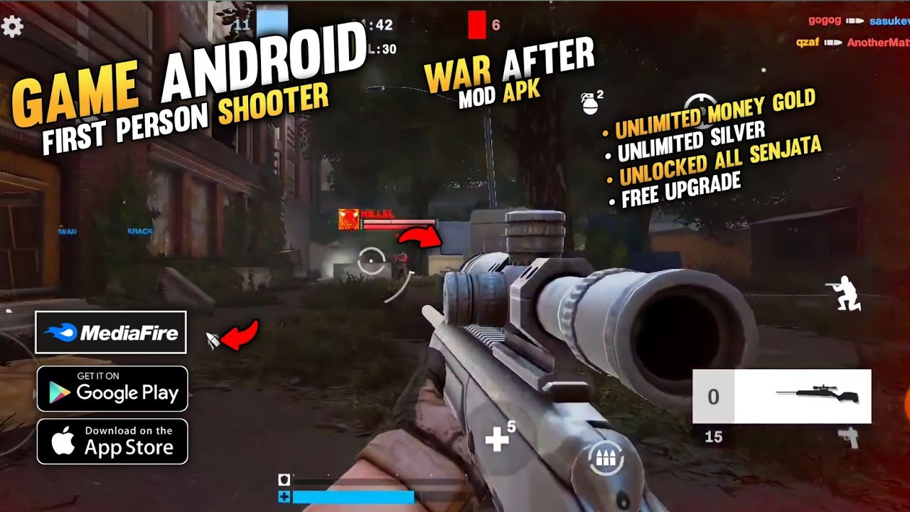 #1 DOWNLOAD GAME ANDROID FPS WAR AFTER MOD APK UNLIMITED MONEY AND DIAMOND Mới Nhất