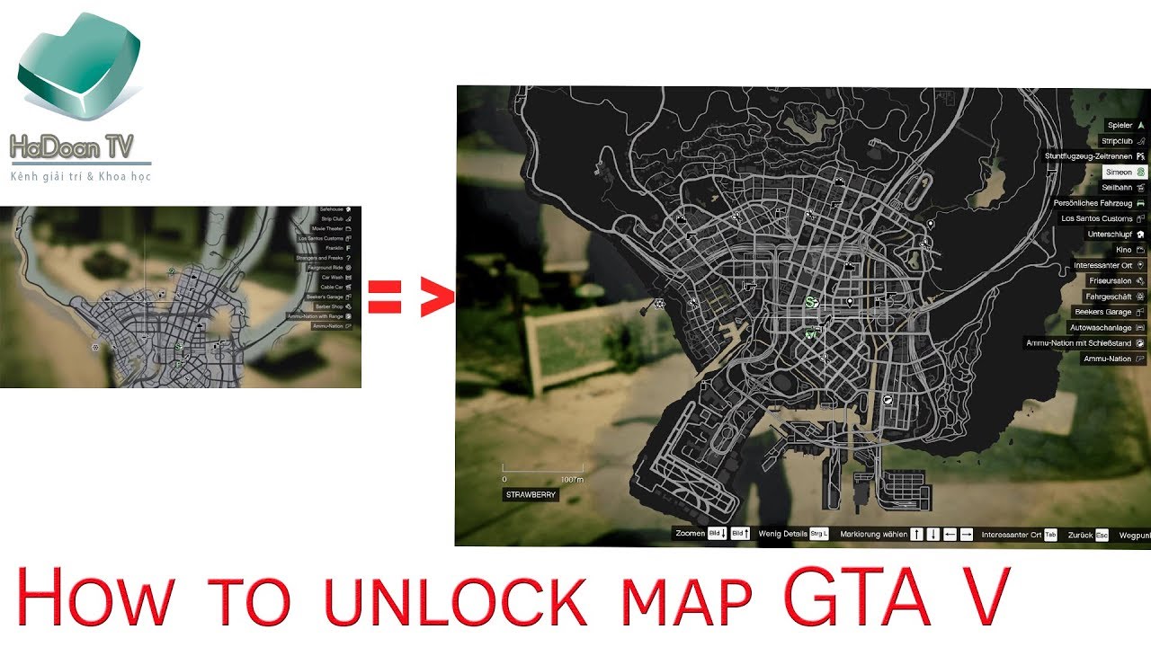 #1 Hướng dẫn unlock full bản đồ GTA V ( Unlock and View Entire Map EASY ) – HaDoan TV Mới Nhất