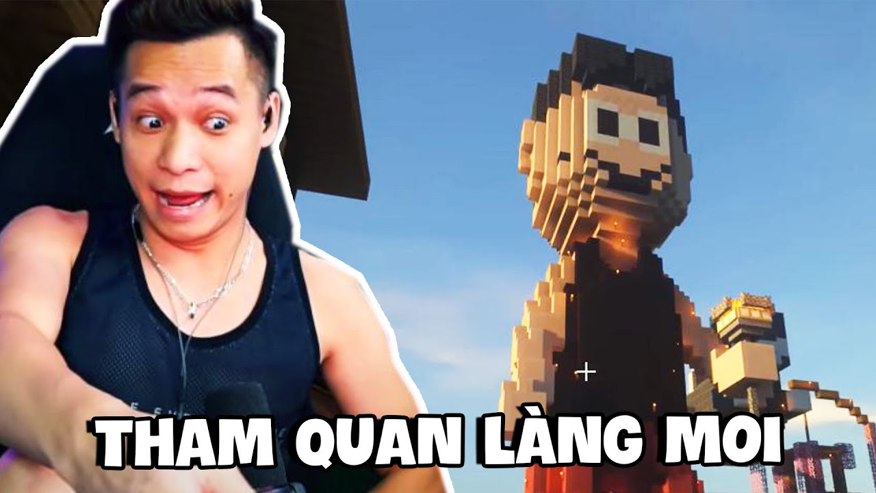 #1 (Minecraft) Tham quan Làng Moi sau 1 tuần mở cửa và cái kết gặp ngay mô hình Mixi siêu to khổng lồ. Mới Nhất