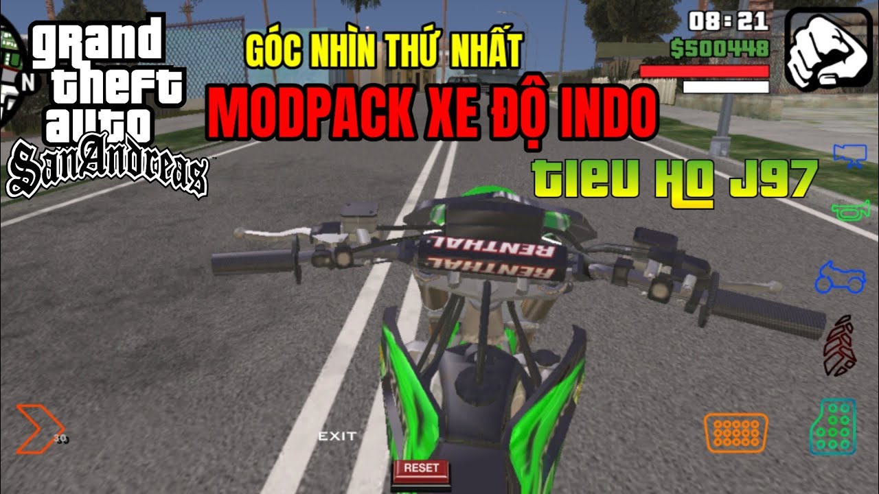 #1 Cách Tải Game GTA San Mod Pack Xe Độ Indonesia | KLX Góc Nhìn Thứ Nhất | Tutorial Dowload GTA San Mới Nhất