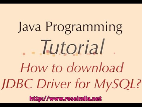 #1 How to download JDBC Driver for MySQL? Mới Nhất