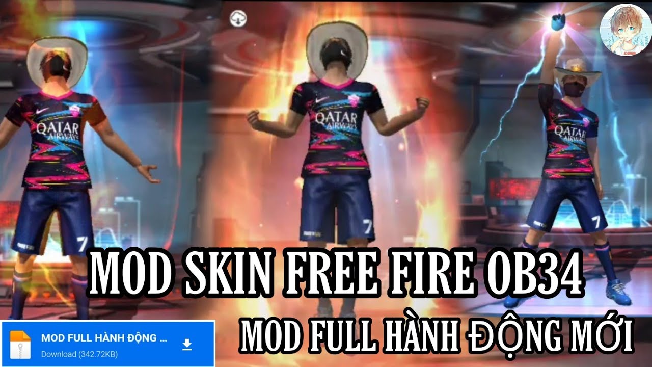 #1 HƯỚNG DẪN MOD SKIN FREE FIRE OB34 V1 – MOD SKIN SÚNG, MOD HÀNH ĐỘNG VIP Mới Nhất