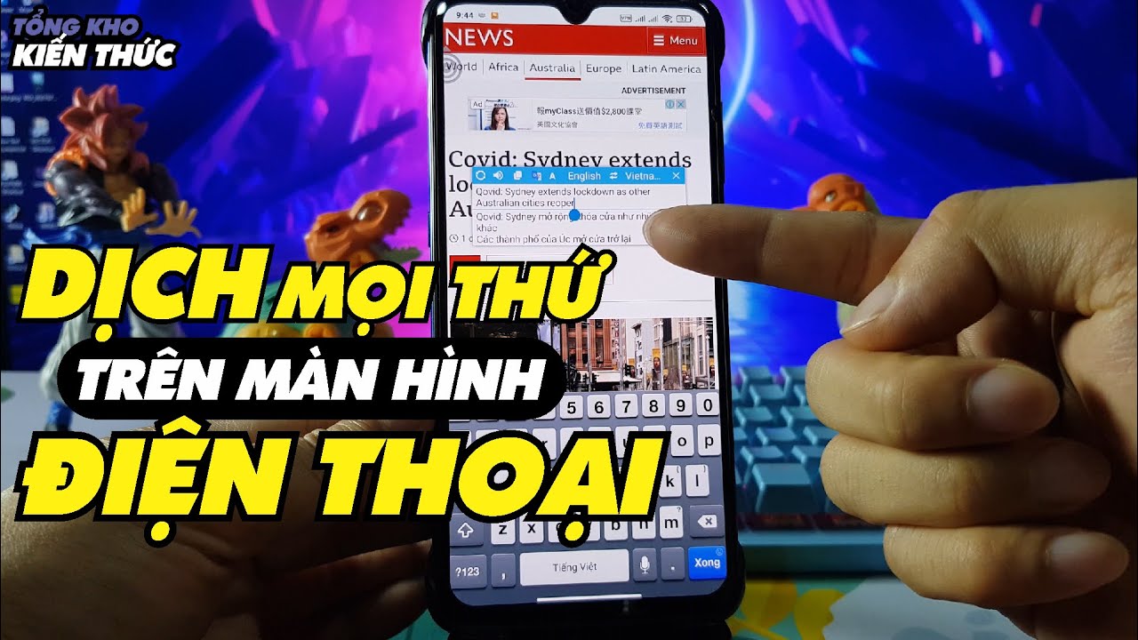 #1 Phần mềm dịch mọi ngôn ngữ trên màn hình điện thoại Mới Nhất