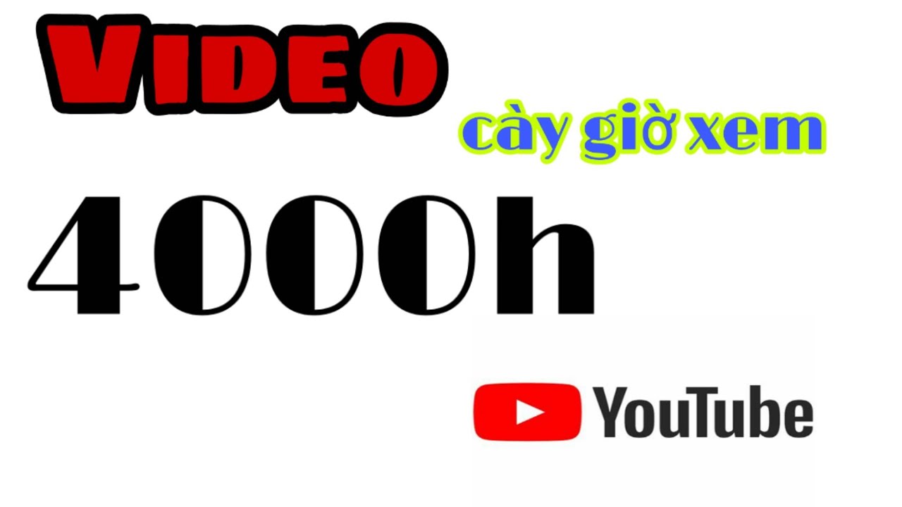 #1 video cày giờ xem dành cho ae làm youtube free dowload không bị bản quền Mới Nhất