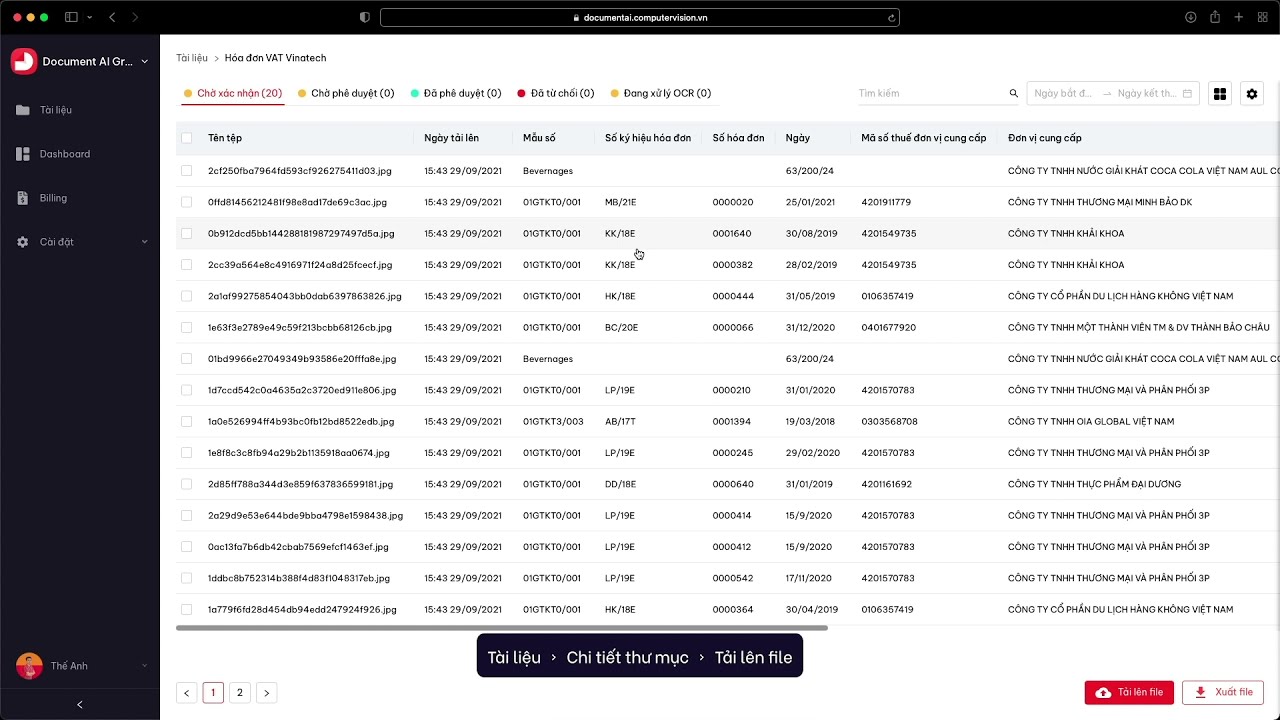 #1 [Document AI] Hướng dẫn tải lên tài liệu Mới Nhất