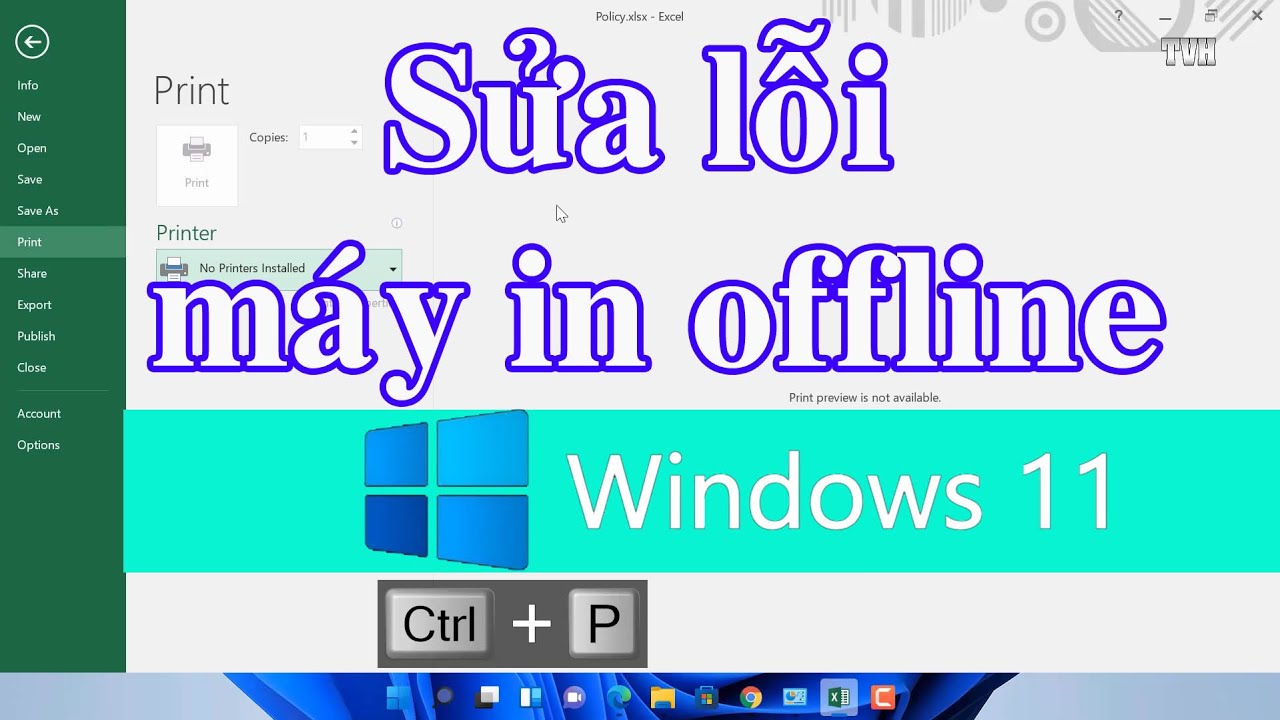 #1 Sửa lỗi máy in offline windows 11| Print Spooler Mới Nhất