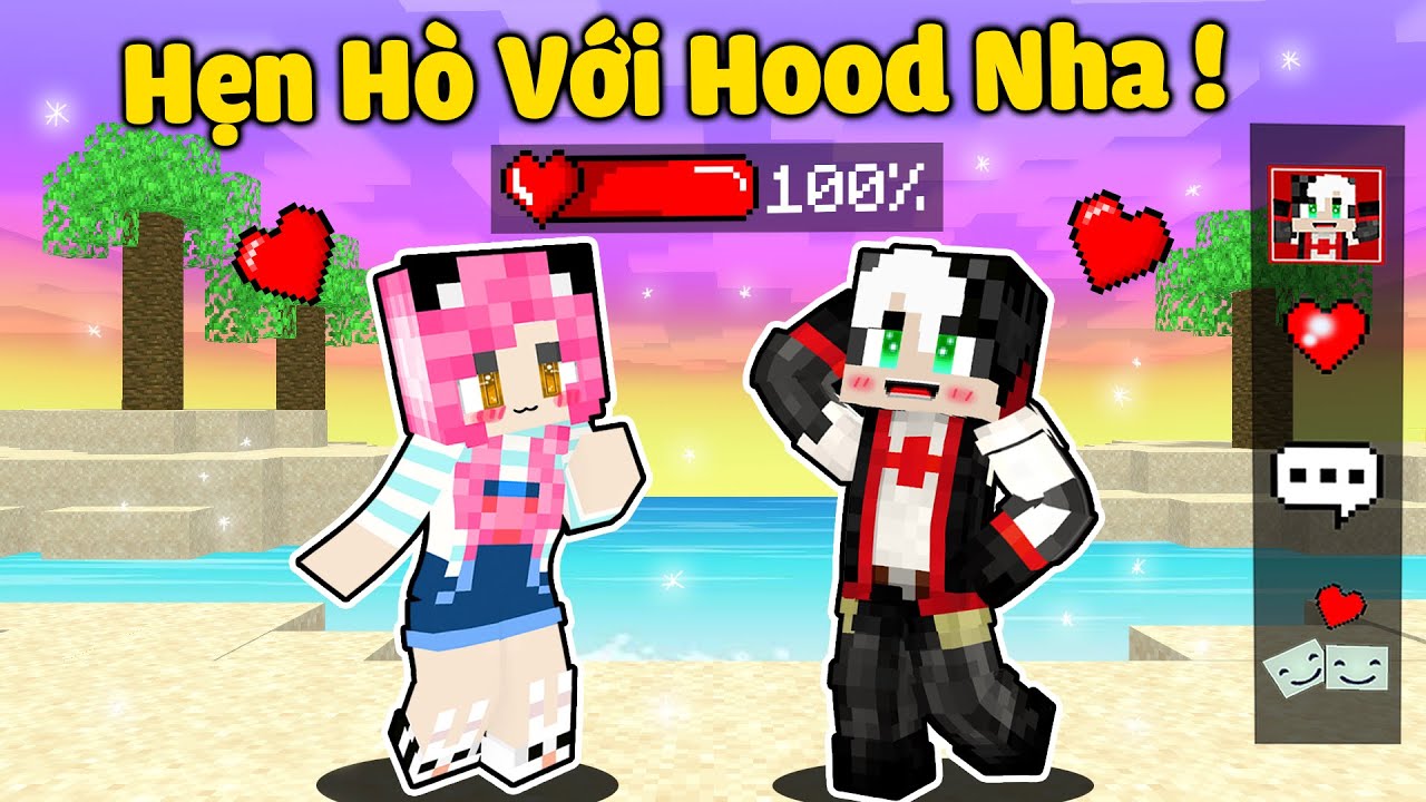 #1 MỀU THỬ THÁCH 24 GIỜ THAM GIA TRÒ CHƠI HẸN HÒ TRONG MINECRAFT*1 NGÀY REDHOOD HẸN HÒ CÙNG BẠN GÁI MỀU Mới Nhất