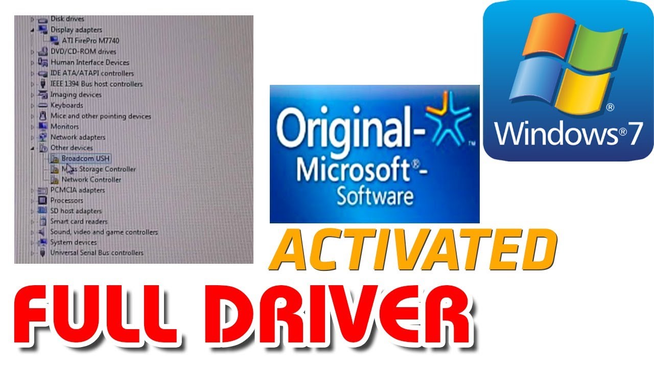 #1 Cài FULL DRIVER + ACTIVATE WIN 7 64BIT CHI TIET A Z Mới Nhất