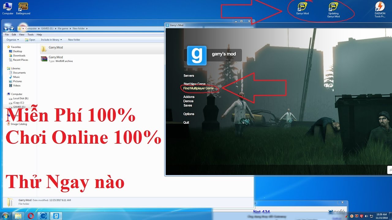#1 Hướng dẫn tải game Garry's Mod chơi Online miễn phí Mới Nhất