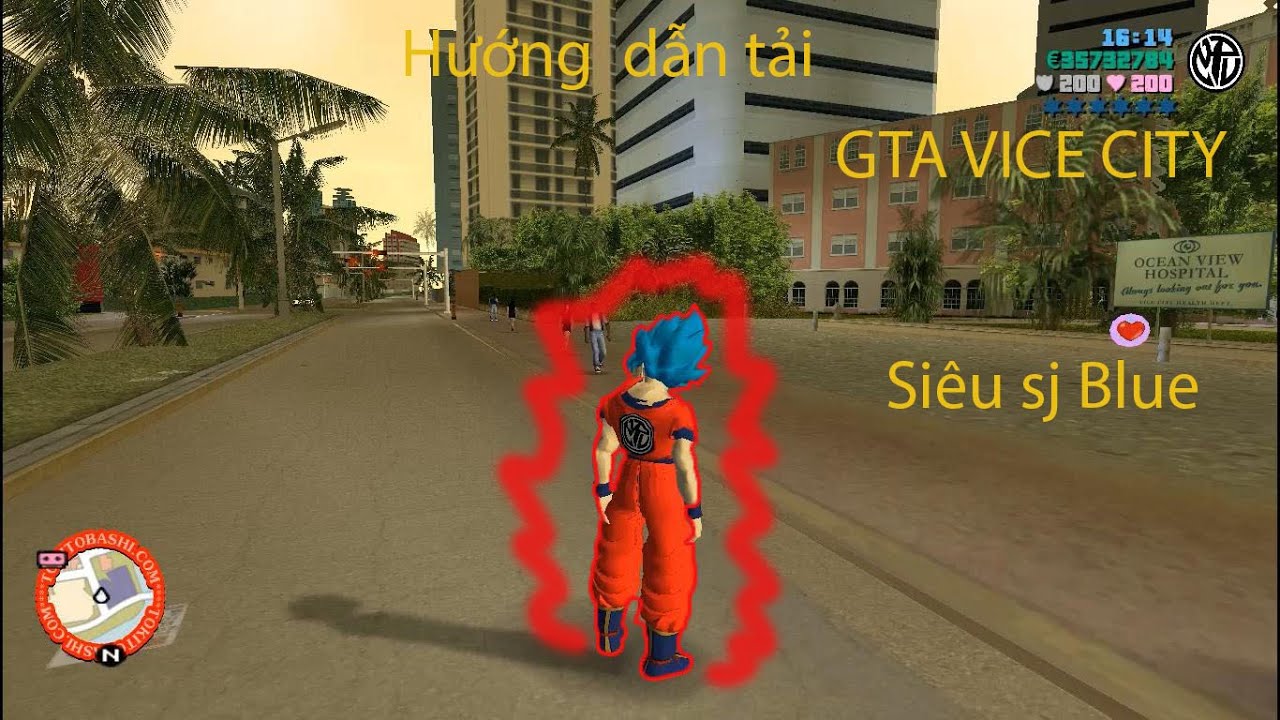 #1 Hướng dẫn tải và cài đặt game GTA VICE CITY Mod HD Và Skin Songoku Blue Mới Nhất