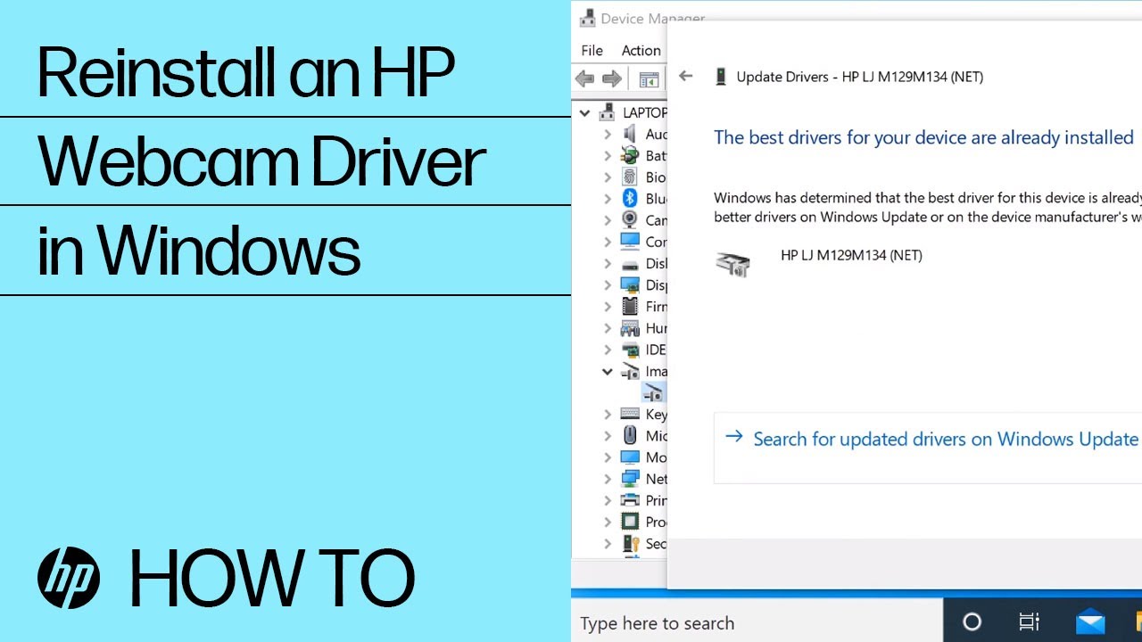 #1 Reinstalling an HP Webcam Driver in Windows | HP Computers | @HPSupport Mới Nhất