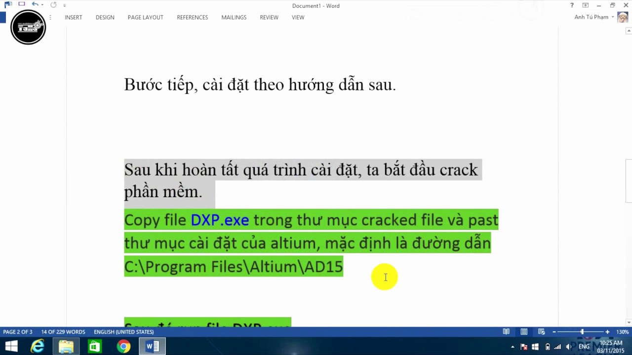 #1 Hướng dẫn cài đặt và crack Altium Designer 15 Mới Nhất