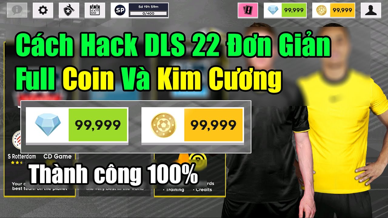 #1 Cách Hack DLS 2022 Full Kim Cương Và Coin Miễn Phí Trong Game Dream League Soccer 2022 Mới Nhất