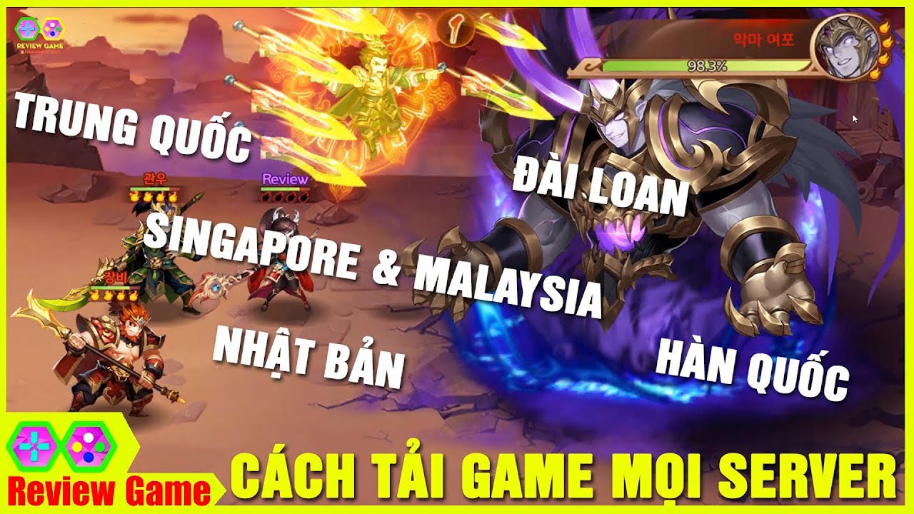 #1 Thiếu Niên 3Q – Cách Tải Game Server HÀN QUỐC NHẬT BẢN TRUNG QUỐC ĐÀI LOAN Và SINGAPORE Mới Nhất