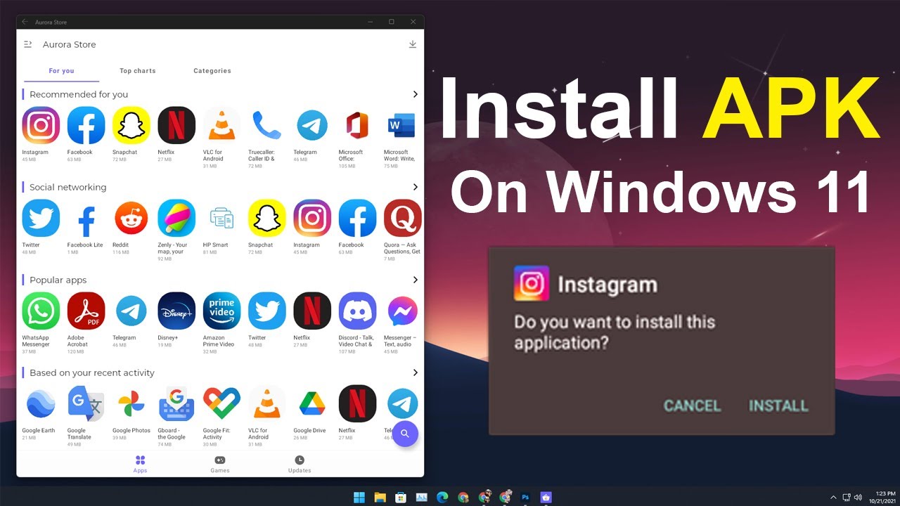 #1 How to Install APK files on Windows 11 PC (Sideload Android Apps on PC) Mới Nhất