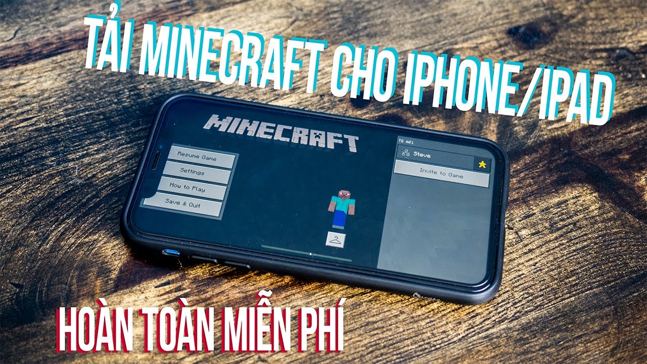 #1 Tải Minecraft PE cho iPhone miễn phí thành công 100% Mới Nhất