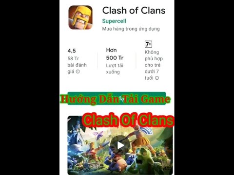 #1 Hướng Dẫn Tải Game Clash Of Clans Trên ĐT Android Cho Bạn Nào Chưa Biết {Nho Gaming} Mới Nhất