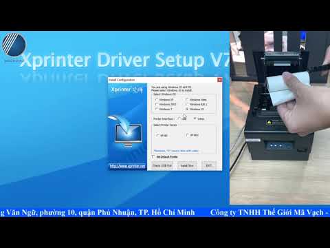 #1 HƯỚNG DẪN CÀI ĐẶT DRIVER MÁY IN BILL – HÓA ĐƠN XPRINTER Q260 – Công ty TNHH Thế Giới Mã Vạch Mới Nhất