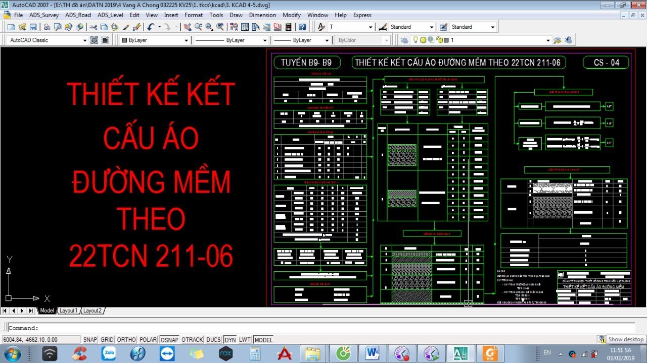 #1 [12] Hướng dẫn Tính toán kết cấu áo đường mềm theo TCVN 211-06 | ĐỒ ÁN Đường Mới Nhất