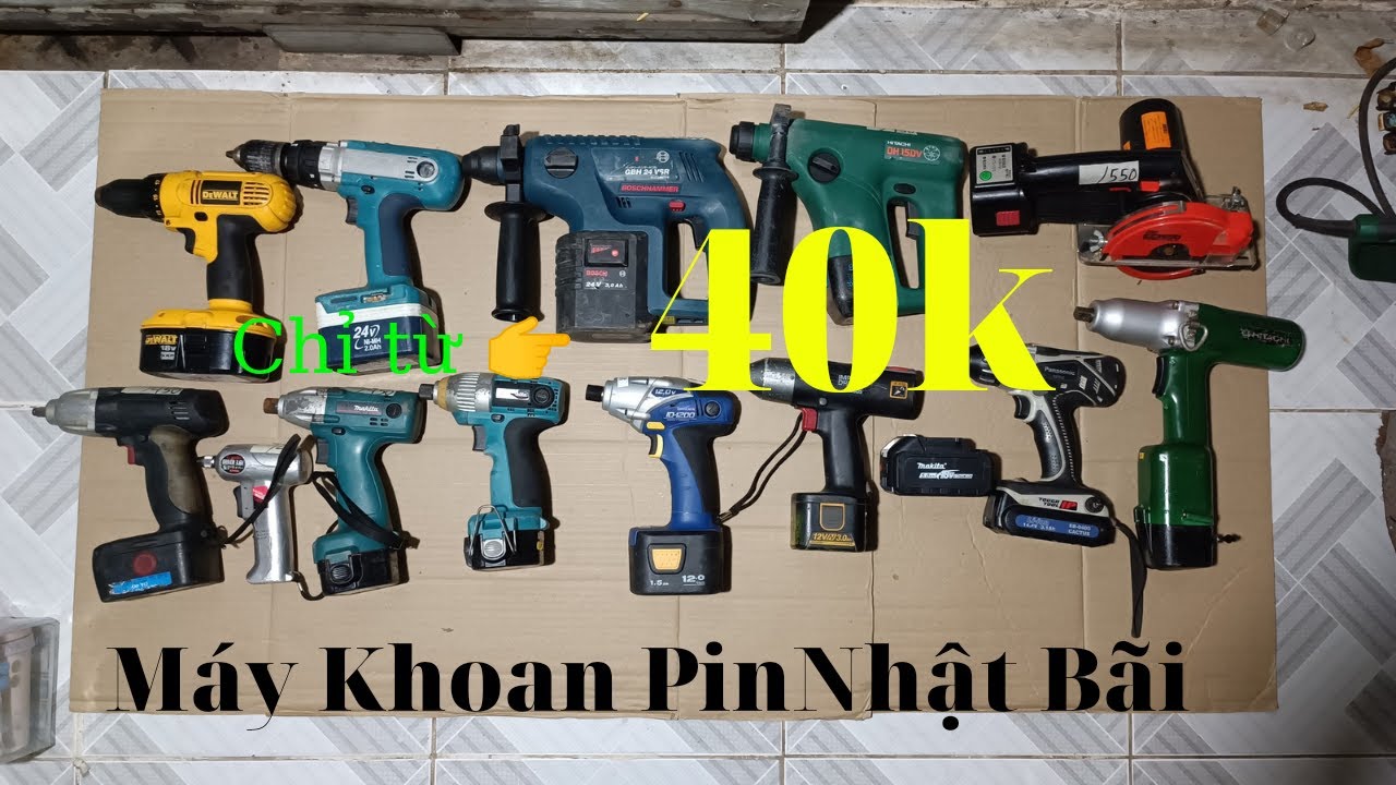 #1 Khoan pin Nhật Mỹ Đức giá rẻ / máy nội địa nhật l.hệ Mới Nhất