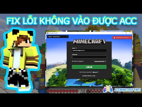 #1 CÁCH SỬA LỖI KHÔNG ĐĂNG NHẬP ĐƯỢC ACC MINECRAFT PREMIUM TRÊN MÁY TÍNH 100% [SHOP ACCMINECRAFT.NET] Mới Nhất