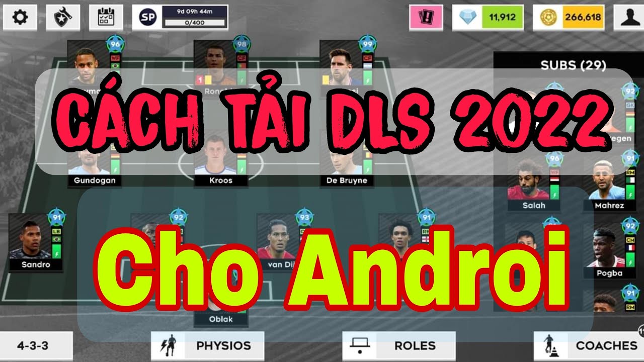 #1 Cách Tải Dream League Soccer 2022 Mới Nhất Cho Máy Androi . DLS 2022  . Mới Nhất