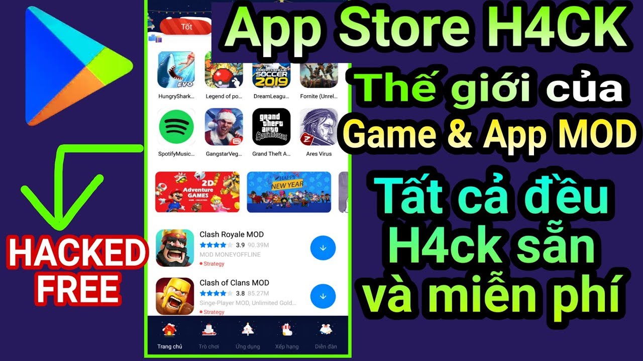 #1 Ứng dụng App Store MOD| Thế giới Game & App MOD sẵn cho Android| Game MOD giống CH Play Mới Nhất