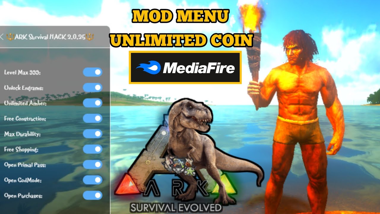 #1 DOWNLOAD GAME MOD APK ARK SURVIVAL V2.0.25 MOD MENU LATEST VERSION‼️ Mới Nhất