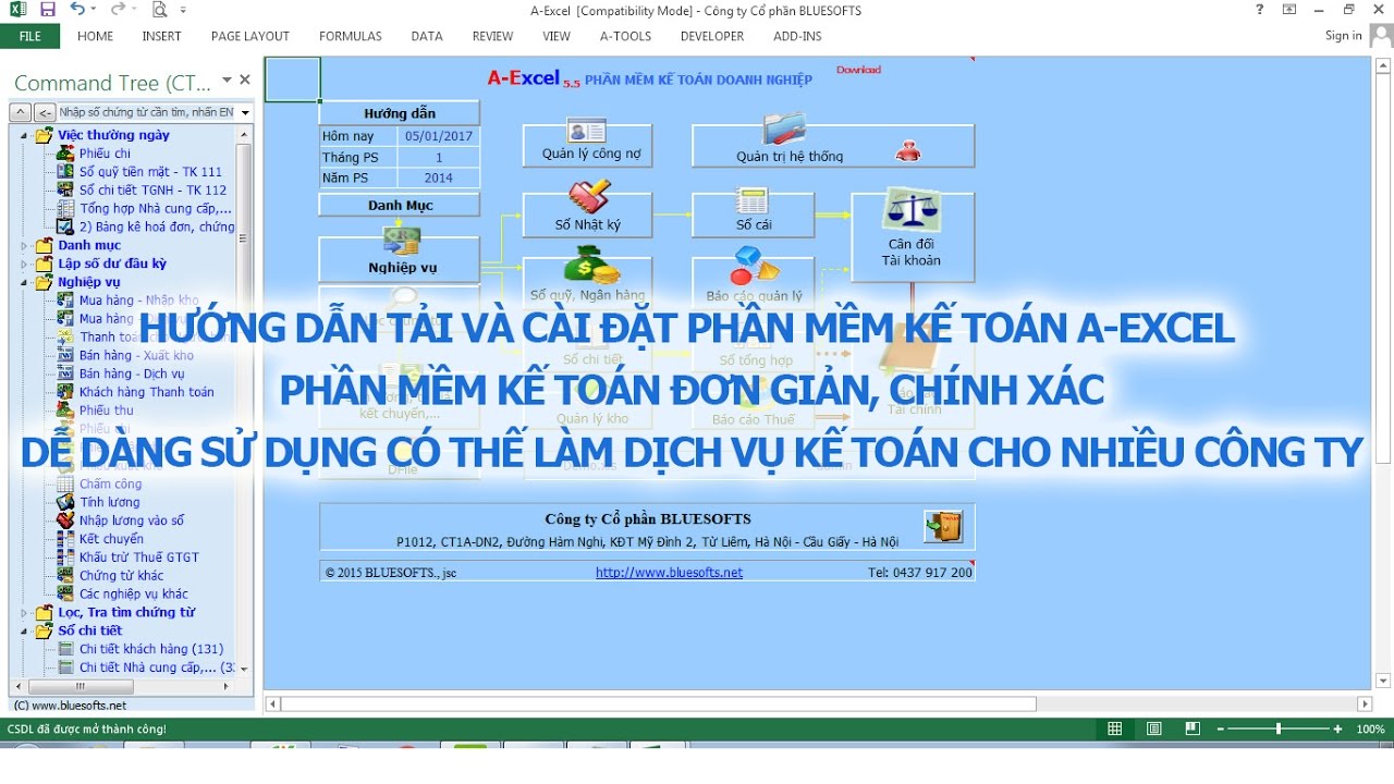 #1 Hướng dẫn tải và cài đặt phần mềm kế toán A-Excel đơn giản, chính xác, làm nhiều công ty Mới Nhất