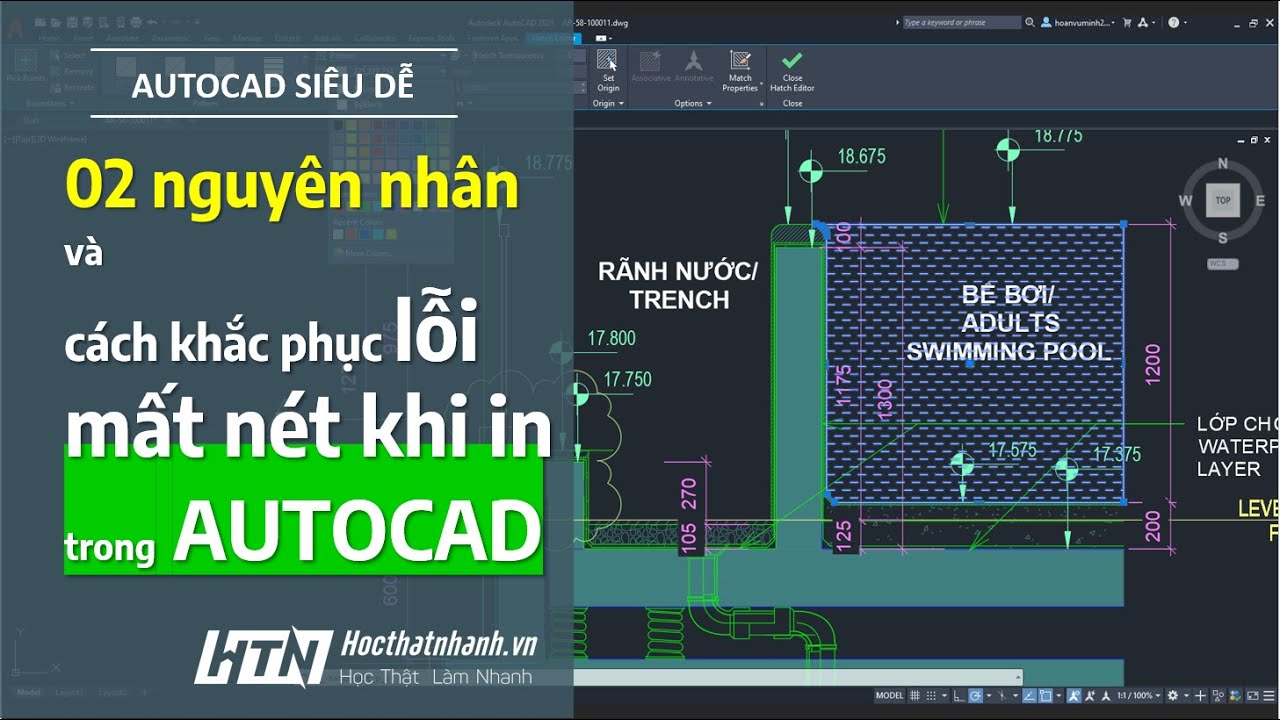 #1 ☑ 02 nguyên nhân và cách khắc phục lỗi mất nét in | Tự Học thật nhanh AutoCAD Mới Nhất