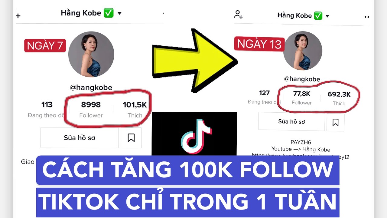 #1 10 CÁCH TĂNG FOLLOW TIKTOK NHANH NHẤT HIỆN NAY 2022/MẸO TĂNG FOLLOW TIKTOK/ HẰNG KOBE Mới Nhất