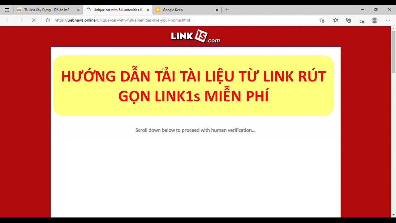 #1 Hướng dẫn tải tài liệu từ link rút gọn Link1s Mới Nhất