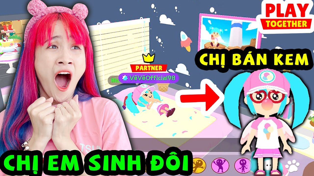 #1 Thử Cosplay Chị Bán Kem Trong Play Together – Vê Vê Official Mới Nhất