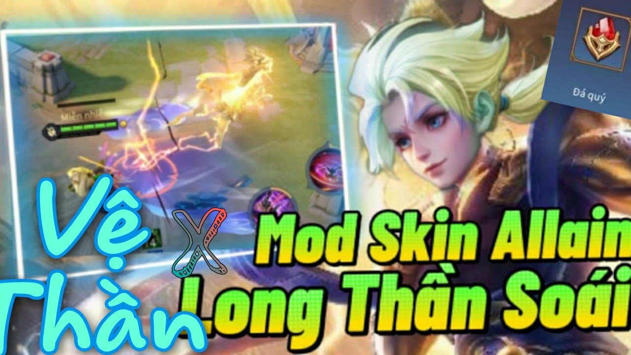 #1 Mod Skin Allain Lôi Quang x Vệ Thần Android & Ios | Dz Mod Mới Nhất