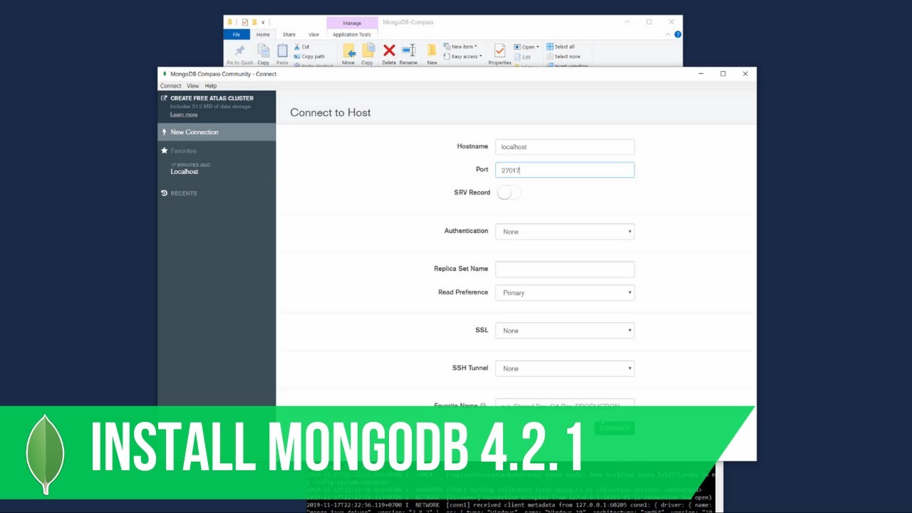 #1 Installing MongoDB on Windows | Hướng dẫn cài đặt mongodb trên windows 10 Mới Nhất