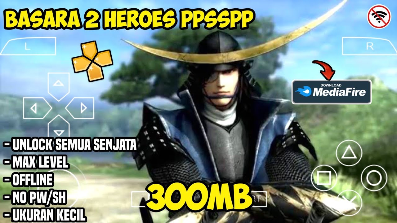 #1 300MB! Download Game Basara 2 Heroes PPSSPP Android Offline Ukuran Kecil Mới Nhất