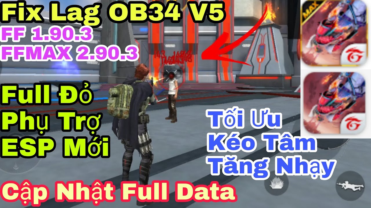 #1 Hướng Dẫn FIX LAG FREE FIRE Ob34 💥Regedit HeadShot Full Đỏ, Có NPC NAME Định Vị Và ESP Tìm Đồ Mới Mới Nhất