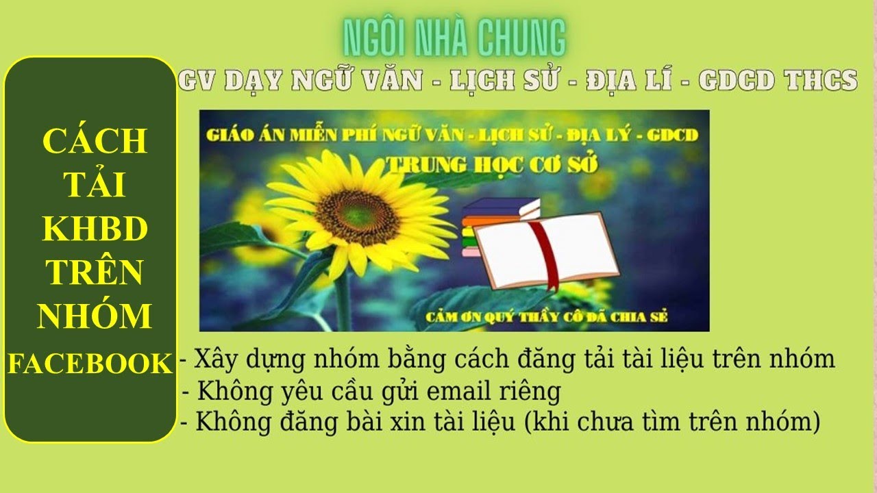 #1 Đăng, tải tài liệu trên nhóm – Hoàng Hà Mới Nhất