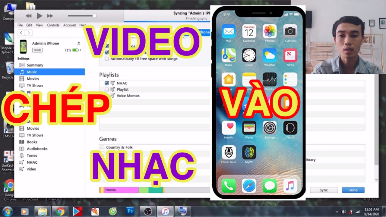 #1 CÁCH ĐƯA NHẠC,VIDEO TỪ MÁY TÍNH vào điện thoại IPHONE đơn giản nhất bằng iTunes | HGTVLOG Mới Nhất