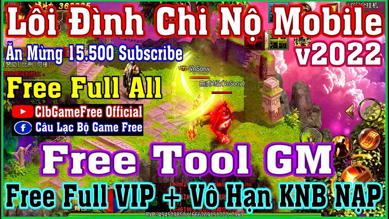 #1 《MobileGame》Lôi Đình Chi Nộ 2022 – Free Tool GM – Free Full All – Ăn Mừng 15.500 Subscribe # Mới Nhất