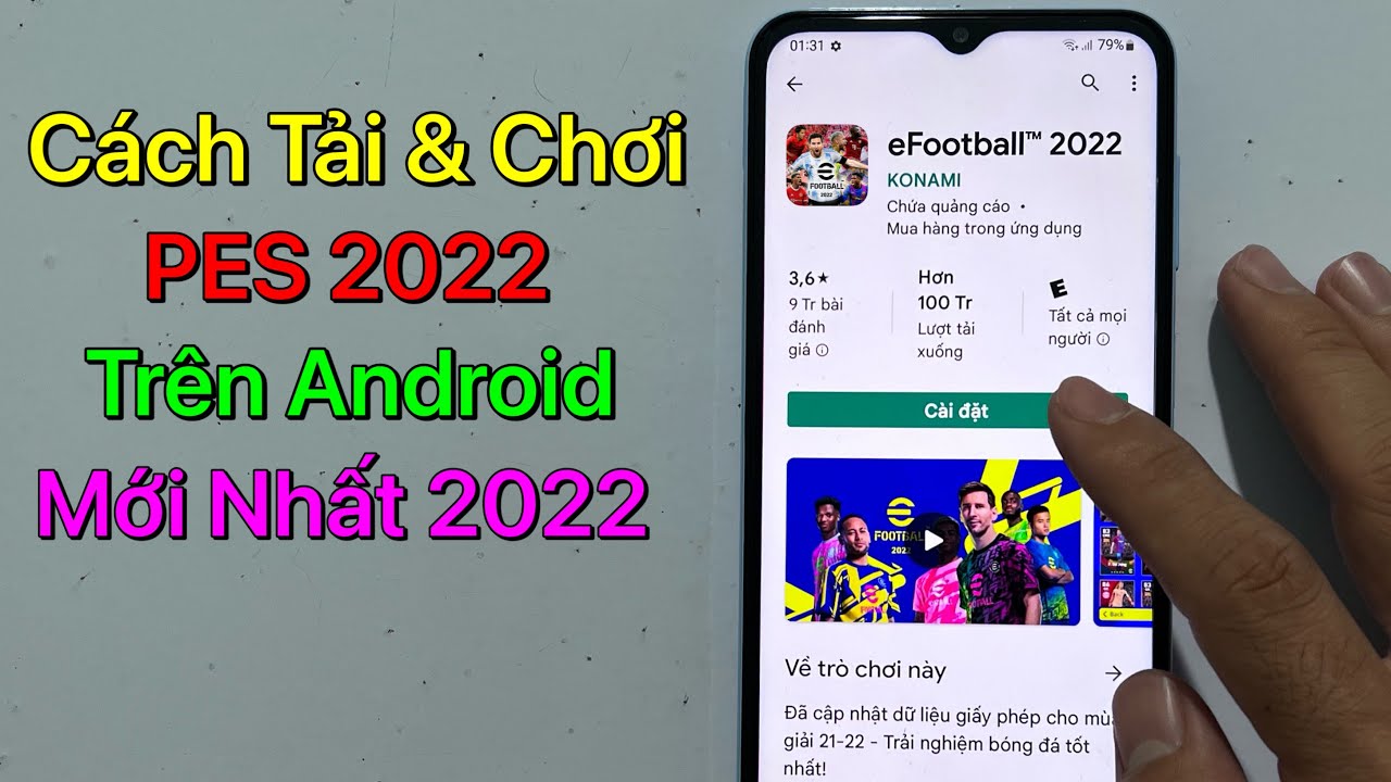 #1 Cách tải PES 2022 Mobile Android – Trên CH Play / Mới Nhất 2022 Mới Nhất