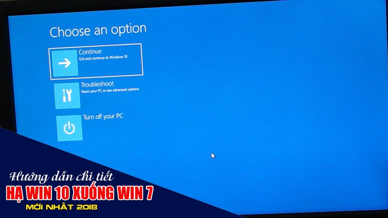 #1 Hướng dẫn hạ từ Windows 10 xuống Windows 7 | Tinhoconline Mới Nhất