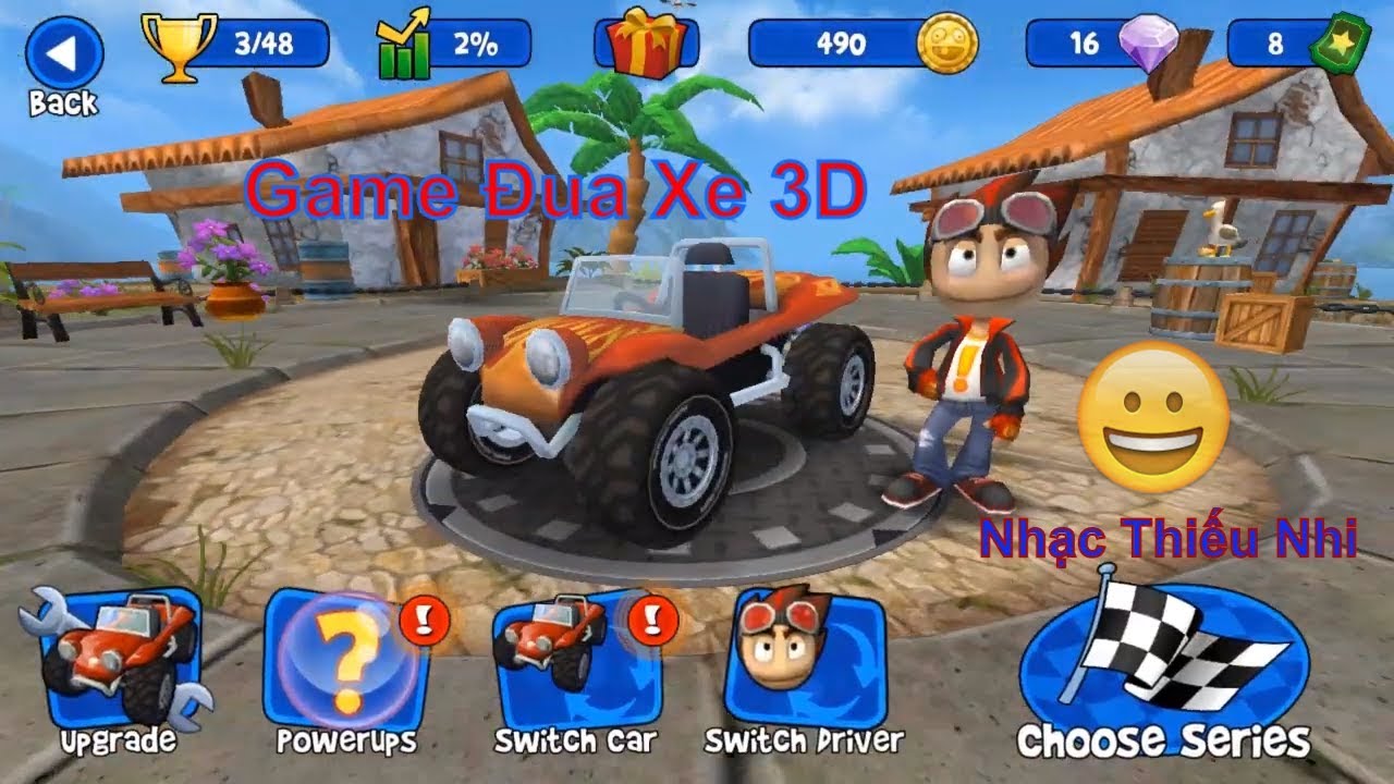 #1 Game đua xe 3D  (trò chơi trẻ em) – Nhạc thiếu nhi vui nhộn Mới Nhất